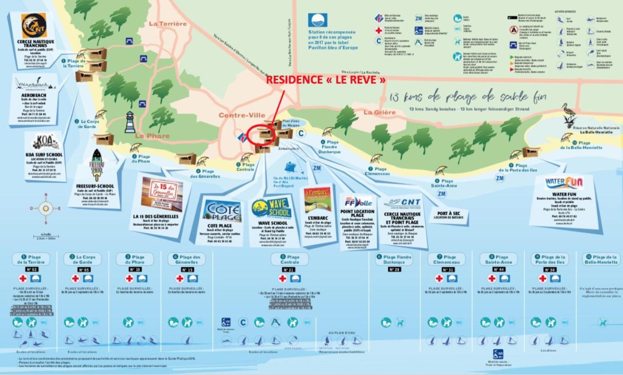 Апартаменты Le Reve, Les Pieds Dans L'Eau, Face A L'Ile De Re Ла-Транш-сюр-Мер Экстерьер фото